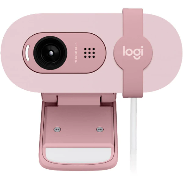 Logitech BRIO 100 Full HD 1080p Webcam in Pakistan — Rose, view 2 of 6