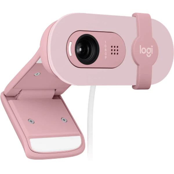 Logitech BRIO 100 Full HD 1080p Webcam in Pakistan — Rose, view 3 of 6