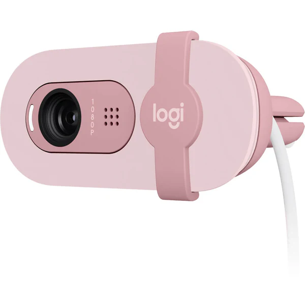 Logitech BRIO 100 Full HD 1080p Webcam in Pakistan — Rose, view 4 of 6