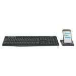 Logitech K375s Multi-Device Wireless Keyboard (Black) in Pakistan, product front view