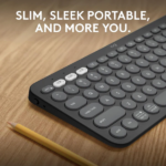 Logitech K380s Pebble Keys 2 Bluetooth Wireless Keyboard in Pakistan — Tonal Graphite, view 3 of 11