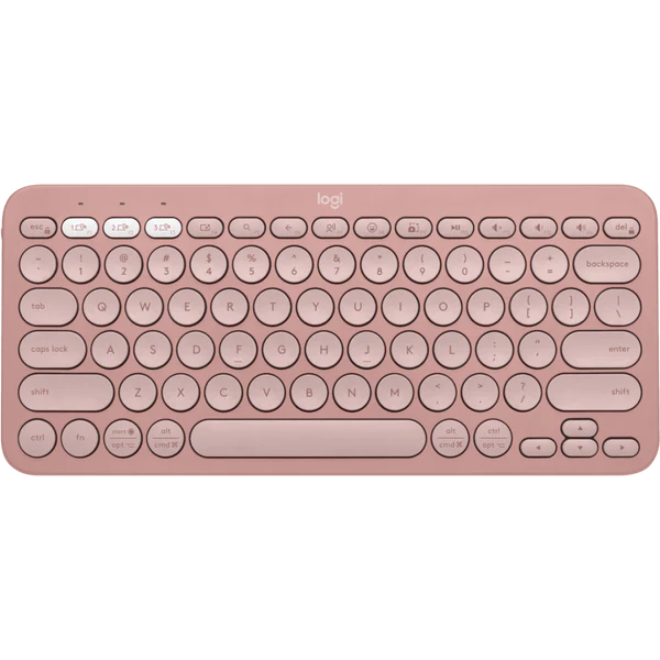 Logitech K380s Pebble Keys 2 Bluetooth Wireless Keyboard in Pakistan — Tonal Rose, main view (1 of 5)