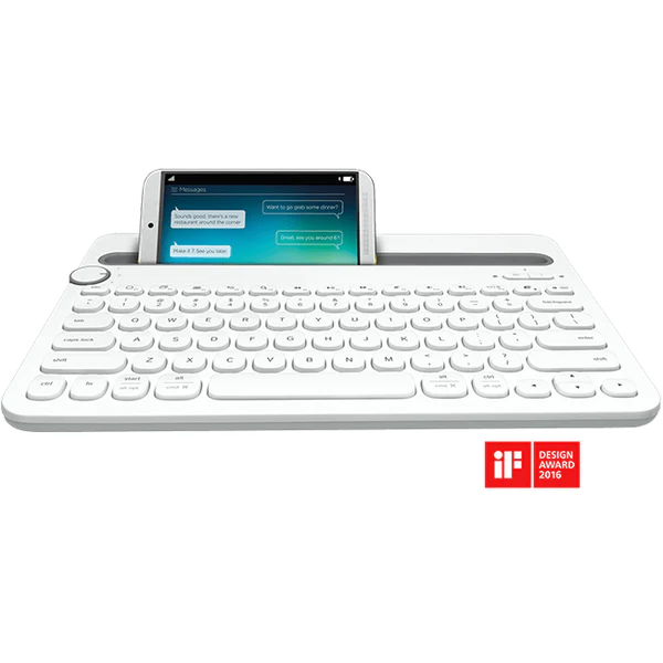Logitech K480 Wireless Keyboard in Pakistan — White, view 2 of 2