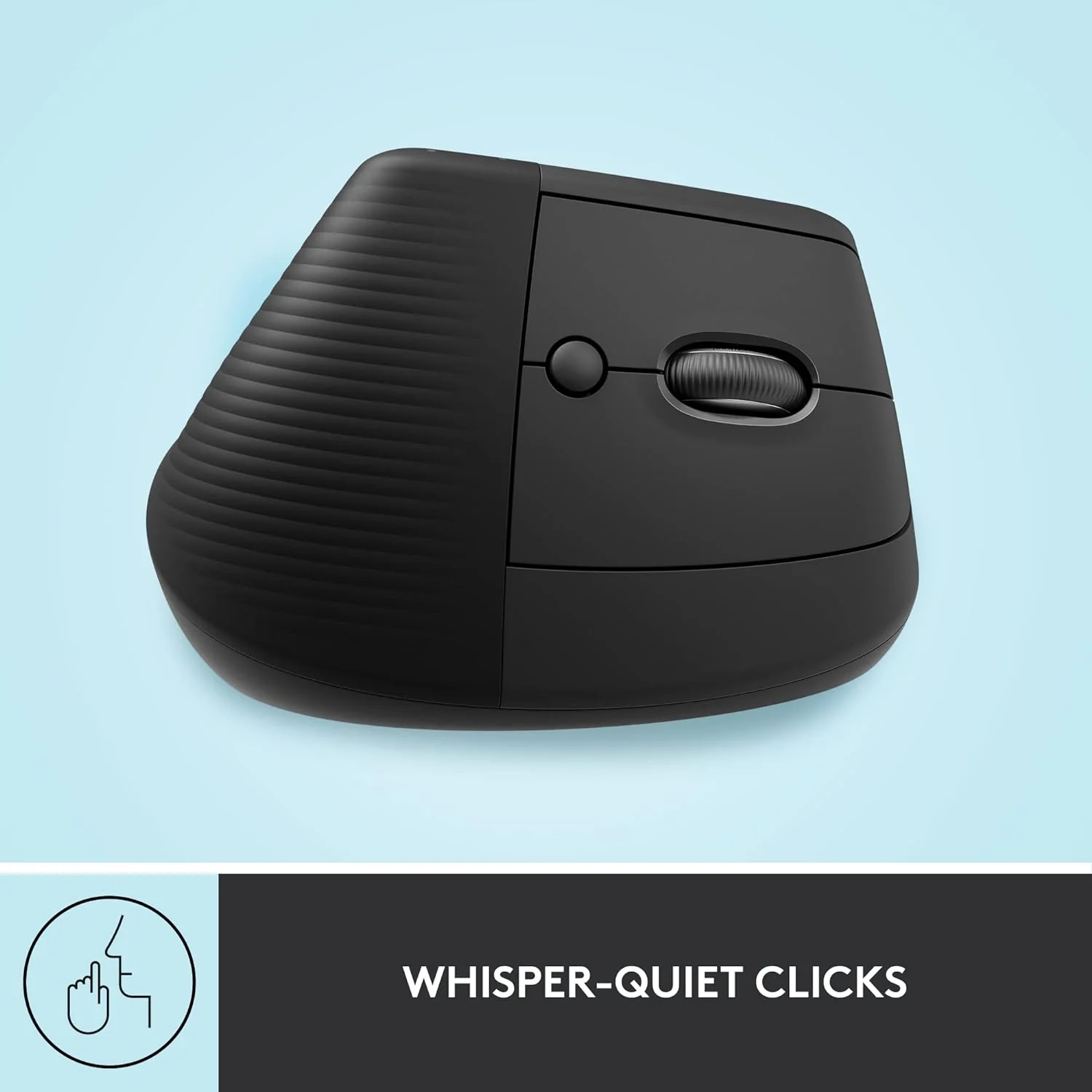 Logitech LIFT Vertical Ergonomic Wireless Mouse in Pakistan — Graphite, view 2 of 10