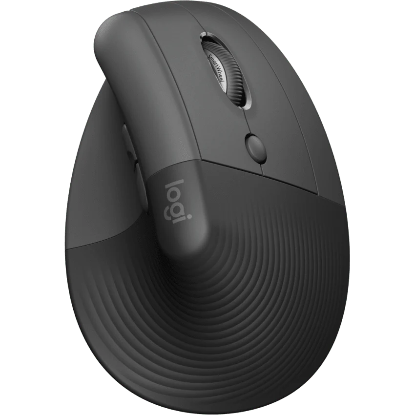 Logitech LIFT Vertical Ergonomic Wireless Mouse in Pakistan — Graphite, main view (1 of 10)