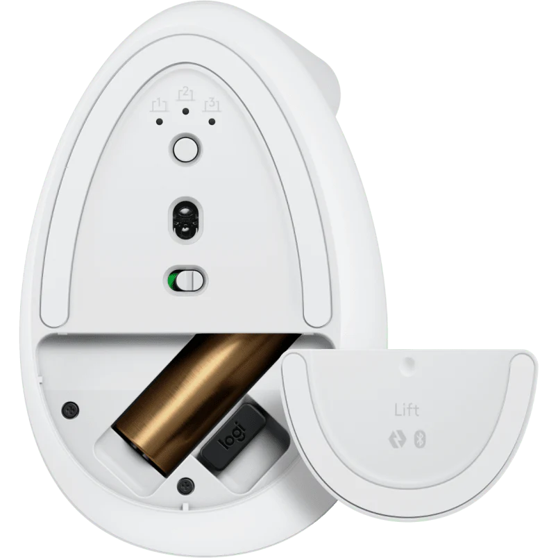Logitech LIFT Vertical Ergonomic Wireless Mouse in Pakistan — Off-White, view 5 of 5