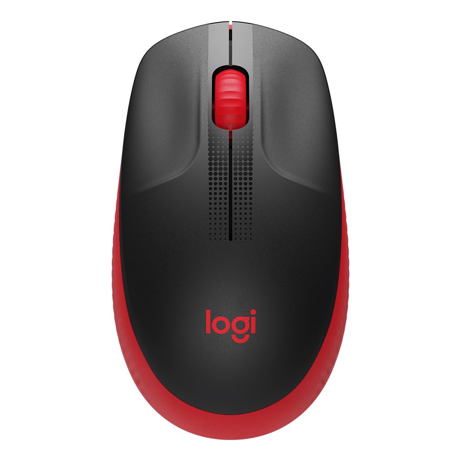 Logitech M190 Full-Size Wireless Mouse in Pakistan — Red, main view (1 of 1)