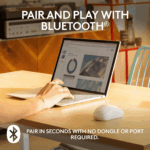 Logitech M240 Silent Bluetooth Wireless Mouse in Pakistan — Off-White, view 3 of 7