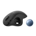 Logitech M575 ERGO Thumb-Operated Wireless Trackball Mouse in Pakistan — Black, view 4 of 5