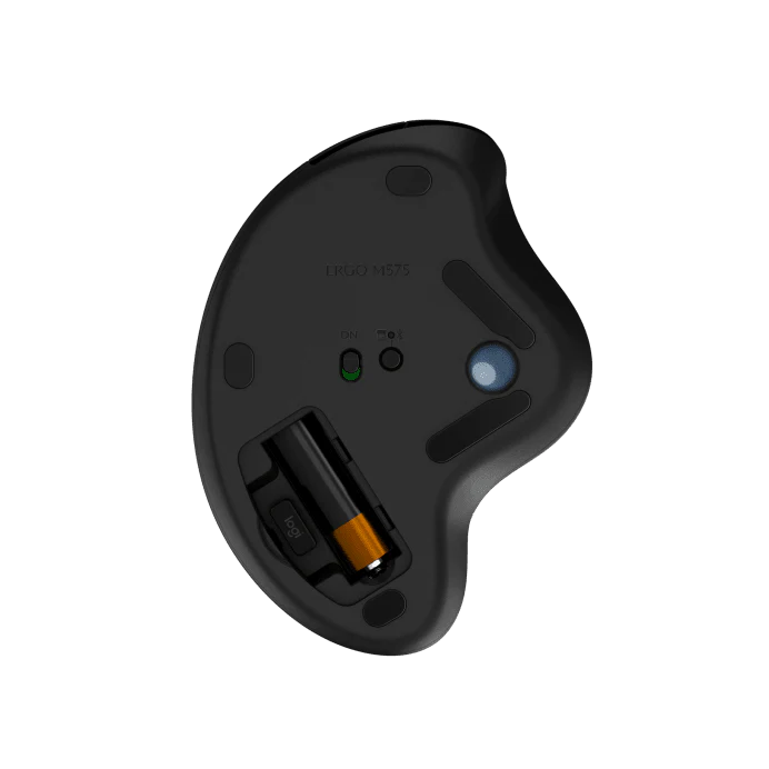 Logitech M575 ERGO Thumb-Operated Wireless Trackball Mouse in Pakistan — Black, view 5 of 5