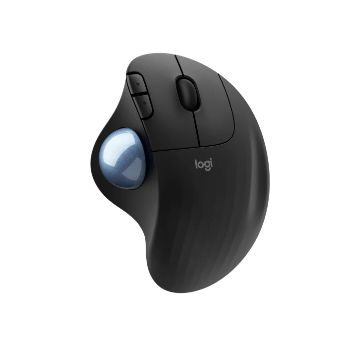 Logitech M575 ERGO Thumb-Operated Wireless Trackball Mouse in Pakistan — Black, main view (1 of 5)