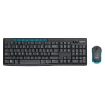 Logitech MK275 Black/Blue Wireless Keyboard & Mouse Combo in Pakistan, product front view