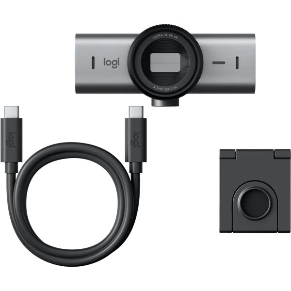 Logitech MX BRIO 4K Ultra HD Webcam in Pakistan — Grey, view 3 of 5