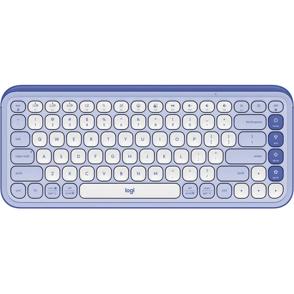 Logitech POP Icon Keys Bluetooth Keyboard in Pakistan — Lilac & Off White, main view (1 of 5)