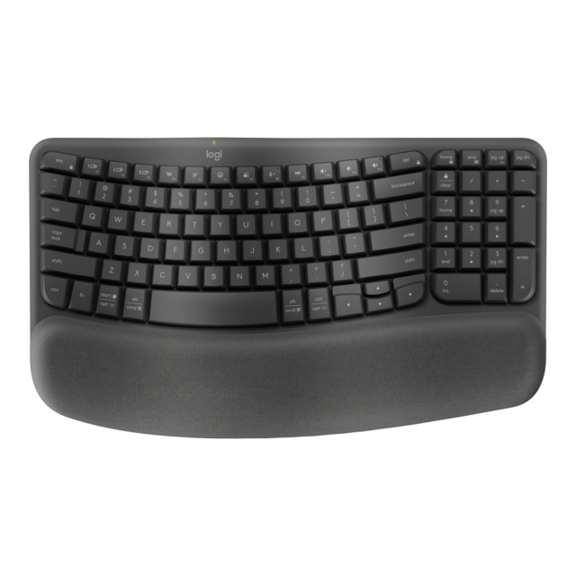 Logitech Wave Keys Ergonomic Wireless Keyboard